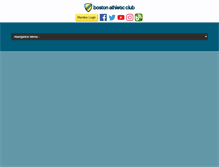 Tablet Screenshot of bostonathleticclub.com